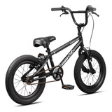 Bicicleta Bmx Aro 16 Infantil Pro-x Série 16k Freio V-brake Cor Preto Tamanho Do Quadro Único