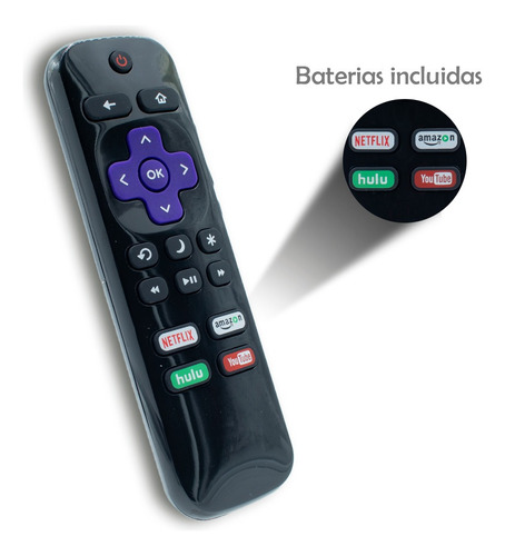 Control Remoto Smart Tv Tcl 32s305 Rok-u Tv
