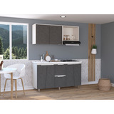 Cocina 150 Nara Rta Niebla + Onix No Meson Color Niebla Onix