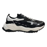 Zapatilla Running Kappa Authentic Altin 3 Negro Blanco 