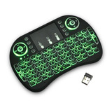 Mini Teclado  Touchpad Com Led Wireless Bluetooth Sem Fio