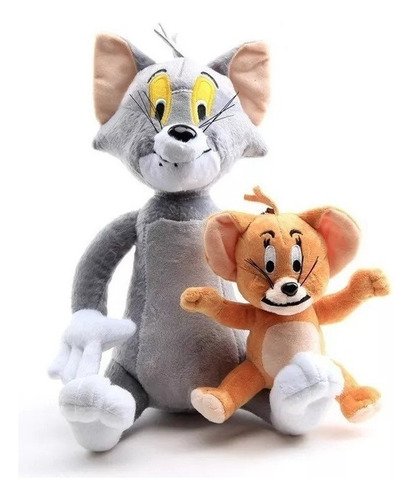 Peluche Infantil Con Diseño De Gato Y Ratón De Tom Y Jerry,