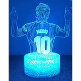 Messi Figura Lámpara Led Luz Nocturna