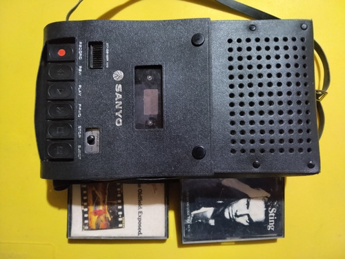 Grabadora De Cassete Sanyo 1979 Vintage M2511 Cassette Sting