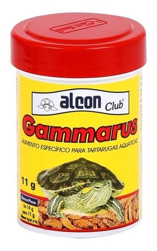 Alcon Ração Repteis Gammarus 11g Para Peixe (com Nf)