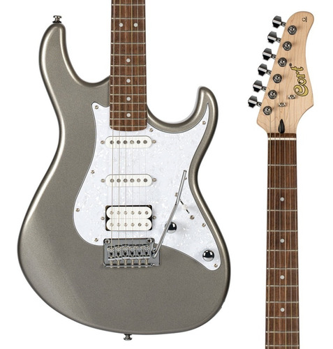 Guitarra Elétrica Cort G Series G250  Tília Silver Metallic