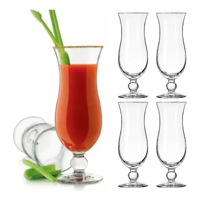 Juego De 6 Copas De Vidrio 450 Ml Huracan Cocteleria | Envío gratis