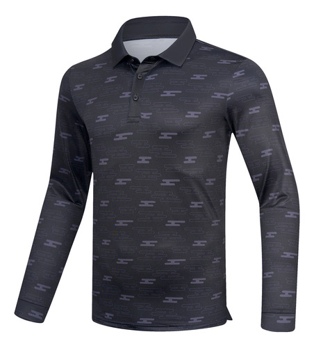 Polos De Golf Para Hombre, Manga Larga, Casual, Con Cuello