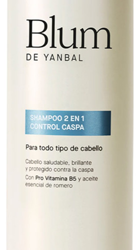 Shampoo Yanbal Contr Caspa Blum - mL a $94