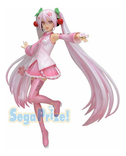 Hatsune Miku Super Premium Figura De Acción Sakura Mik...