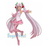 Hatsune Miku Super Premium Figura De Acción Sakura Mik...