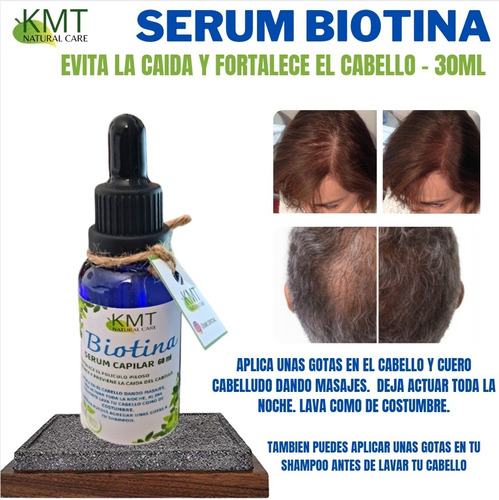 Biotina - Serum Capilar - Control Caida - Fortalece 30ml