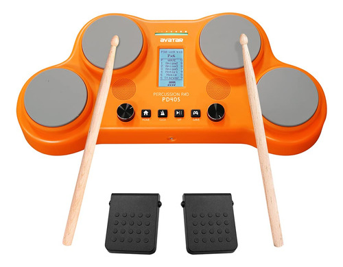 Hxw Pd405 Juego De Bateria Electrica De Mesa Con 163 Sonidos