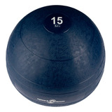 Balón Peso Pelota Medicinal 15k Sportfitness Multi Ejercicio Color Azul