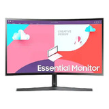 Monitor Samsung Essential 27  Ls27c366ealxzs Curvo Hd 75hz