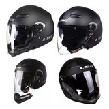  Casco Ls2 Abierto 569  Mentonera Doble Visor Motos Miguel