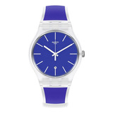 Reloj Swatch  So29k400  S  So29k400 Viaje Azul De Muestra