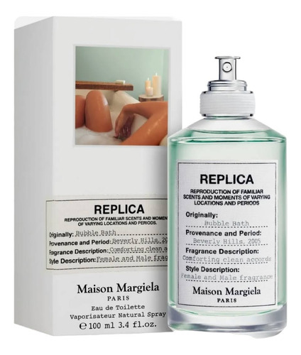 Replica Bubble Bath Eau De Toilette 100ml Maison Martin Margiela Paris França Importado Unisex Compartilhável Unissex Novo Original Caixa Lacrada 