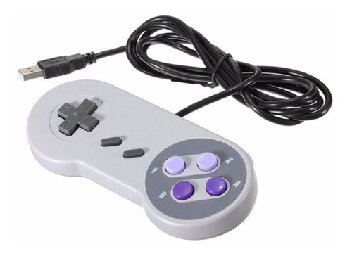 Kit 2 Controles Super Nintendo Snes Para Pc Usb