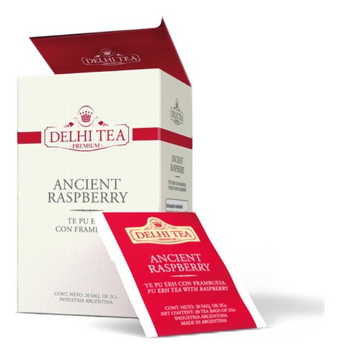 Te Premium Delhi Tea X 20 Saq. Ancient Raspberry