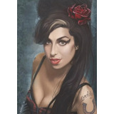 Kit De Pintura Por Diamantes 5d Amy Winehouse 40x30 Cm