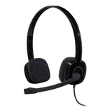 Logitech H151 Headset Auricular Vincha Micrófono Pc Ps4 Mini