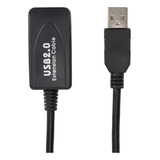 Extensor Usb 5 Metros 2.0 Amplificado Cabo 5m Extensão Usb