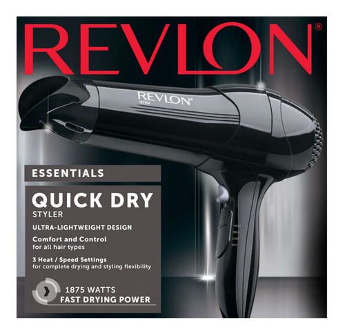 Secadora De Cabello Profesional Revlon Turbo Style 1875 Watt