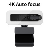 4k Auto Focus Usb Webcam Sin Controlador Cámara Web Con Ruid