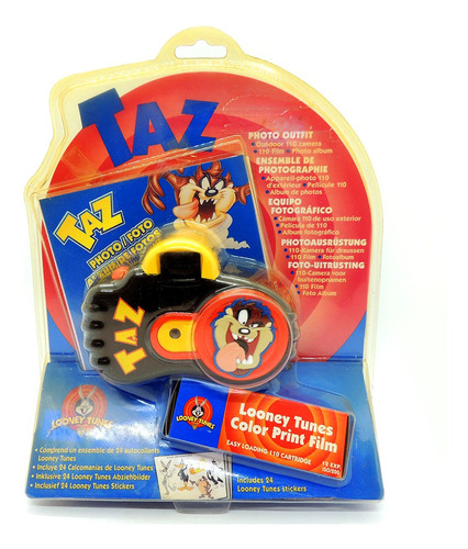 Looney Tunes Tazmania Camara Fotografica Album Rollo Madtoyz