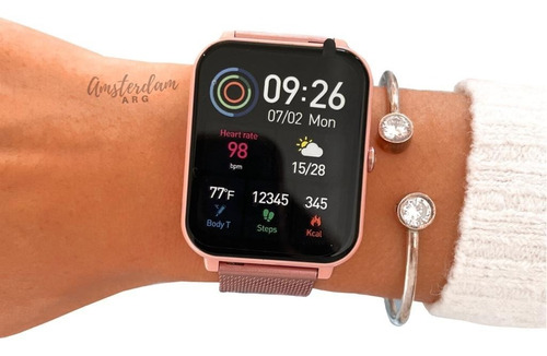 Smartwatch Tressa Reloj Inteligente Sw-144bkm   Amsterdamarg