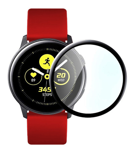 Combo D 2 Micas De Tpu 3d Premium Para Galaxy Watch Active 2