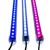 Luminária Led 40cm 4 Bco Frio 1 Azul 1 Rosa 