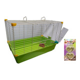 Jaula Sunny Cuyo Chinchilla 62x35x40 +bebedero+ Plato+premio