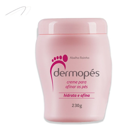 Creme Para Pés Dermopés Abelha Rainha Hidrata E Afina 230g