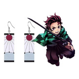 Brincos Tanjiro Kamado Demon Slayer Kimetsu No Yaiba