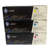 Paquete 3 Toner Hp 126a