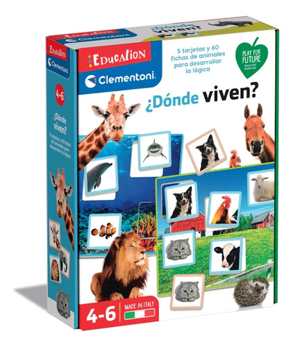 Juego Educativo - ¿dónde Viven? - Clementoni