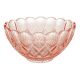 Centro De Mesa De Cristal Angel Rosa  22x11cm Wolff 28750