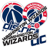 Calcomanía Oficial Licencia De Washington Wizards De N...