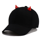 Gorra De Béisbol Divertida Con Cuerno De Buey De Diablo Para