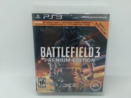 Jogo Battlefield 3 Premium Edition Ps3 Original Ea