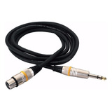 Cable Canon A Plug Trs Warwick 6 Metros Musicapilar