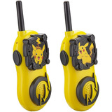 Walkie Talkies Pokemon Pikachu Con Luces Y Sonido Para Niños