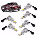 Lampada Led Fiat Toro 2016 2017 2018 2019 Farol Milha 6000k