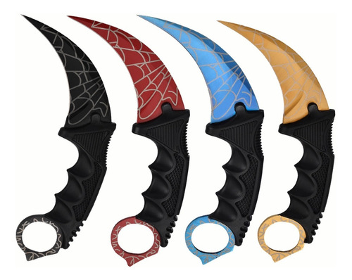 Cuchillo Karambit Cuchillo Tactico Militar Caceria 4pcs