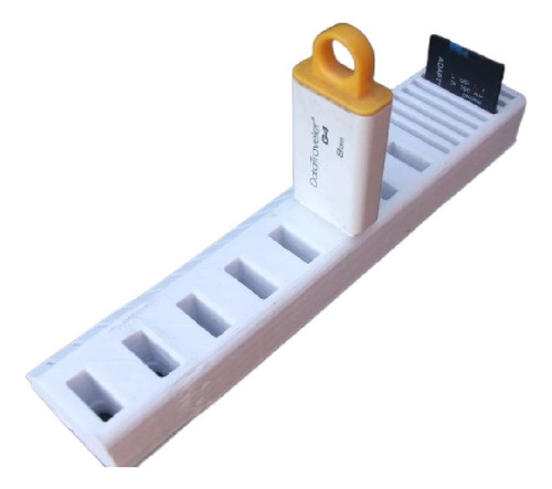 Soporte Organizador Para Memoria Micro Sd Pendrive Usb