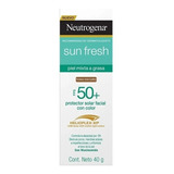 Neutrogena Protector Solar Facial Sun Fresh Tono Oscuro 40gr