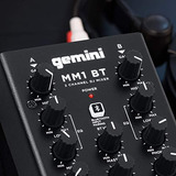 Gemini Sound Mm1bt Bluetooth Audio Profesional 2 Canales Ent