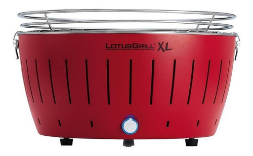 Parrilla Móvil Lotusgrill Xl 257mm De Alto Y 435mm De Diámetro Roja Fuego